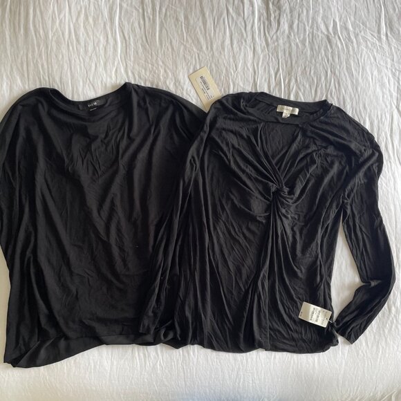 NWT Black Blouse Bundle (sz L/XL) - Picture 1 of 5
